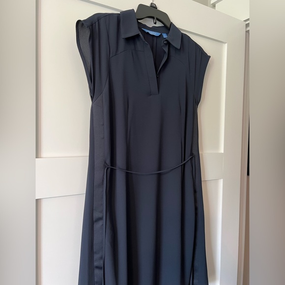 Blue tie dress with cute details by Simply Vera, XS, NWOT - Picture 1 of 9